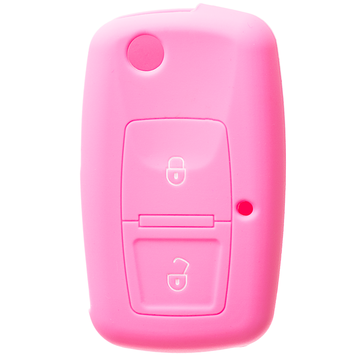 ETUI SILIKONOWE POKROWIEC OCHRONNY NA KLUCZYK VW SKODA SEAT RÓŻOWE