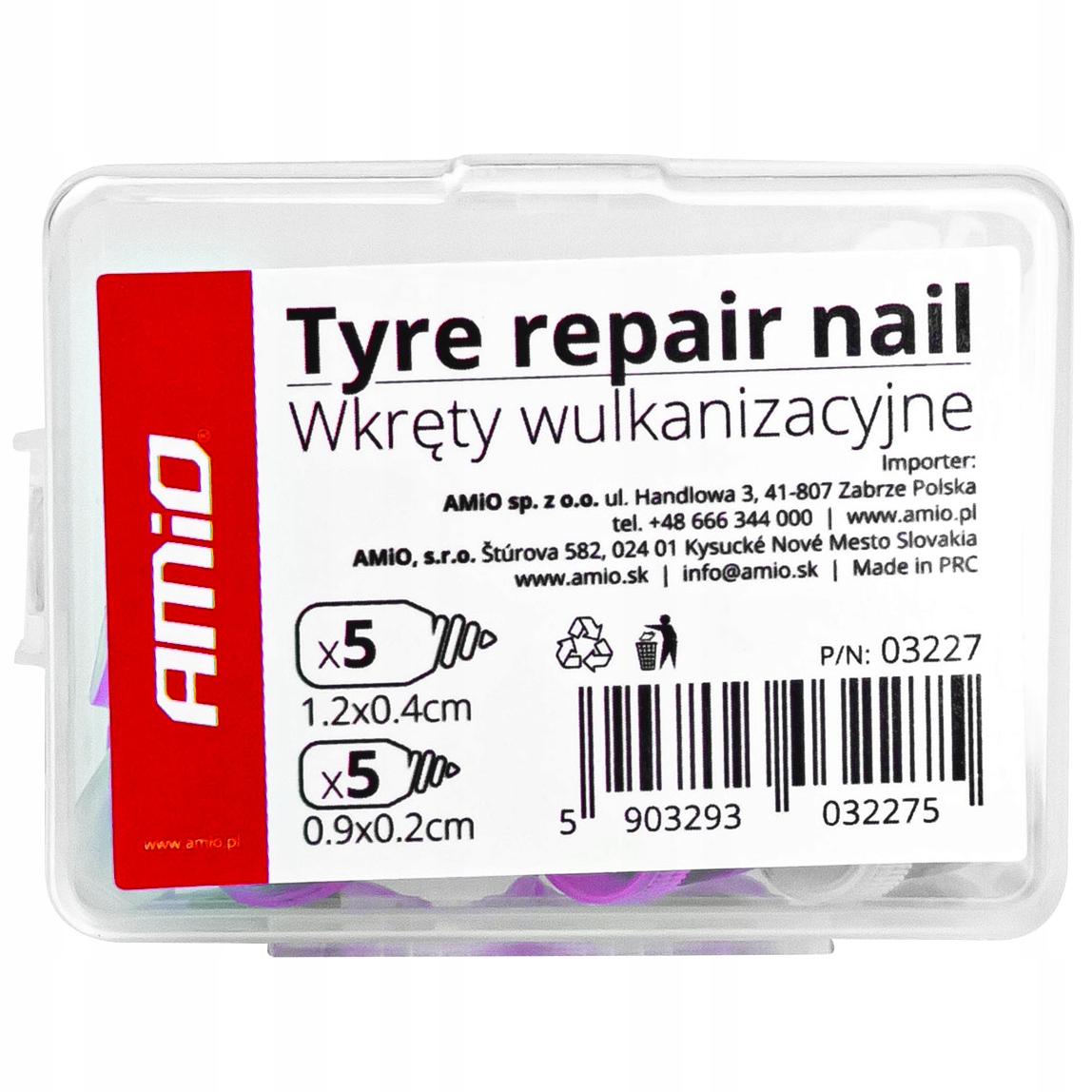 Zestaw Naprawczy Wkrętów Wkręty Wulkanizacyjne Kołki Do Naprawy Kół Opon - obrazek 6