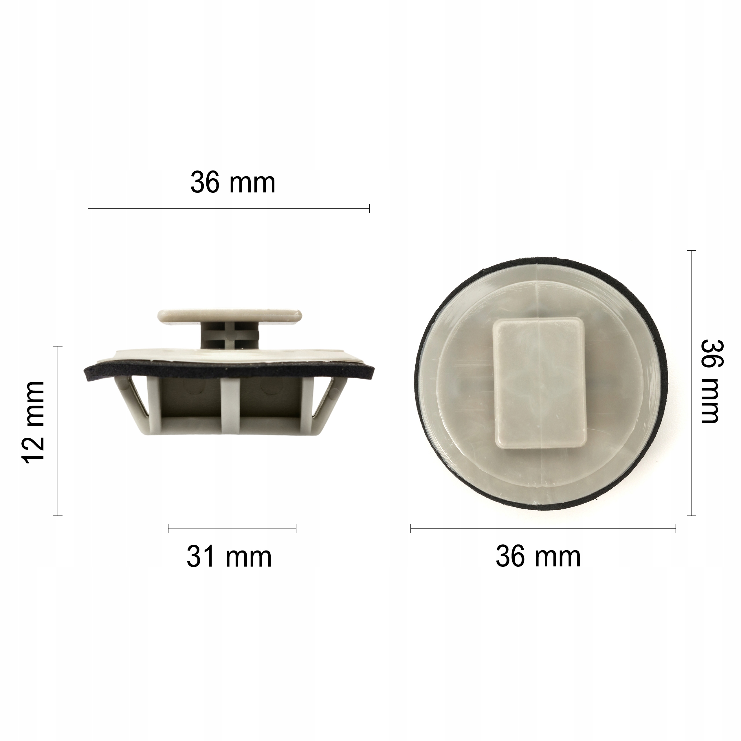 SPINKA LISTWY BOCZNEJ PROGOWEJ MAZDA 3 5 6 CX-7 RX - obrazek 3