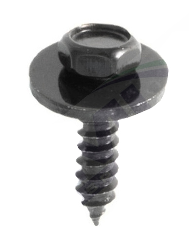 50x WKRĘT MONTAŻOWY CZARNY 5x19mm UNIWERSALNY - obrazek 2