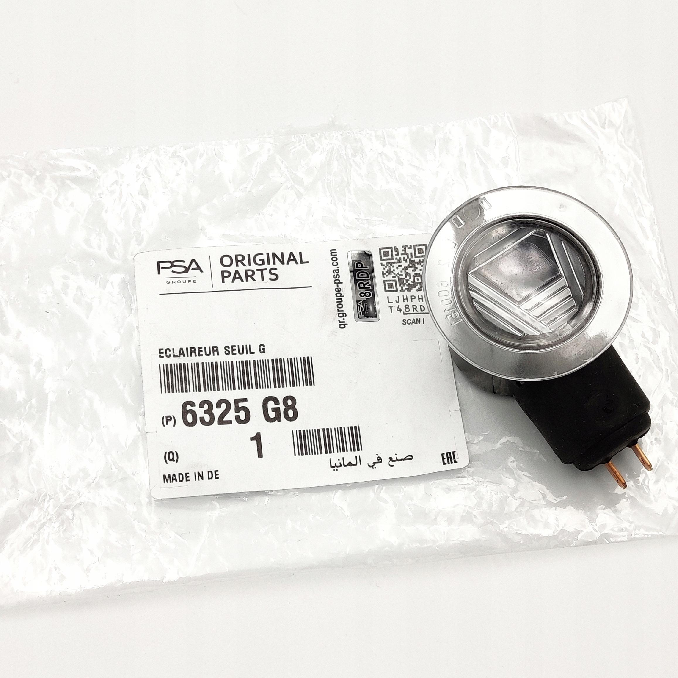 LAMPKA W LUSTERKU LEWA OŚWIETLENIE DO CITROEN C3 C4 PICASSO - obrazek 4