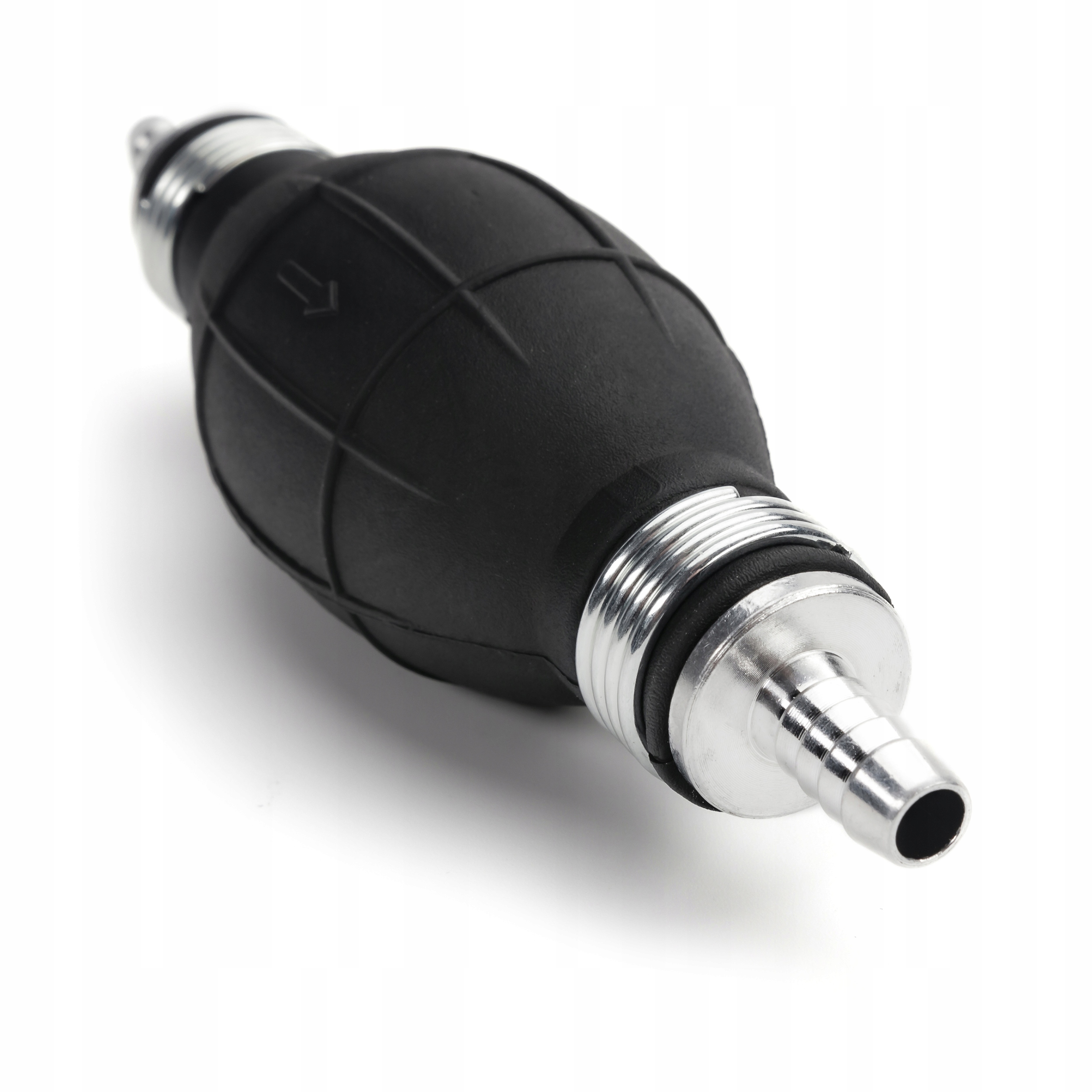 GRUSZKA RĘCZNA POMPKA DO PALIWA GUMOWA ZAWÓR 8MM - obrazek 3