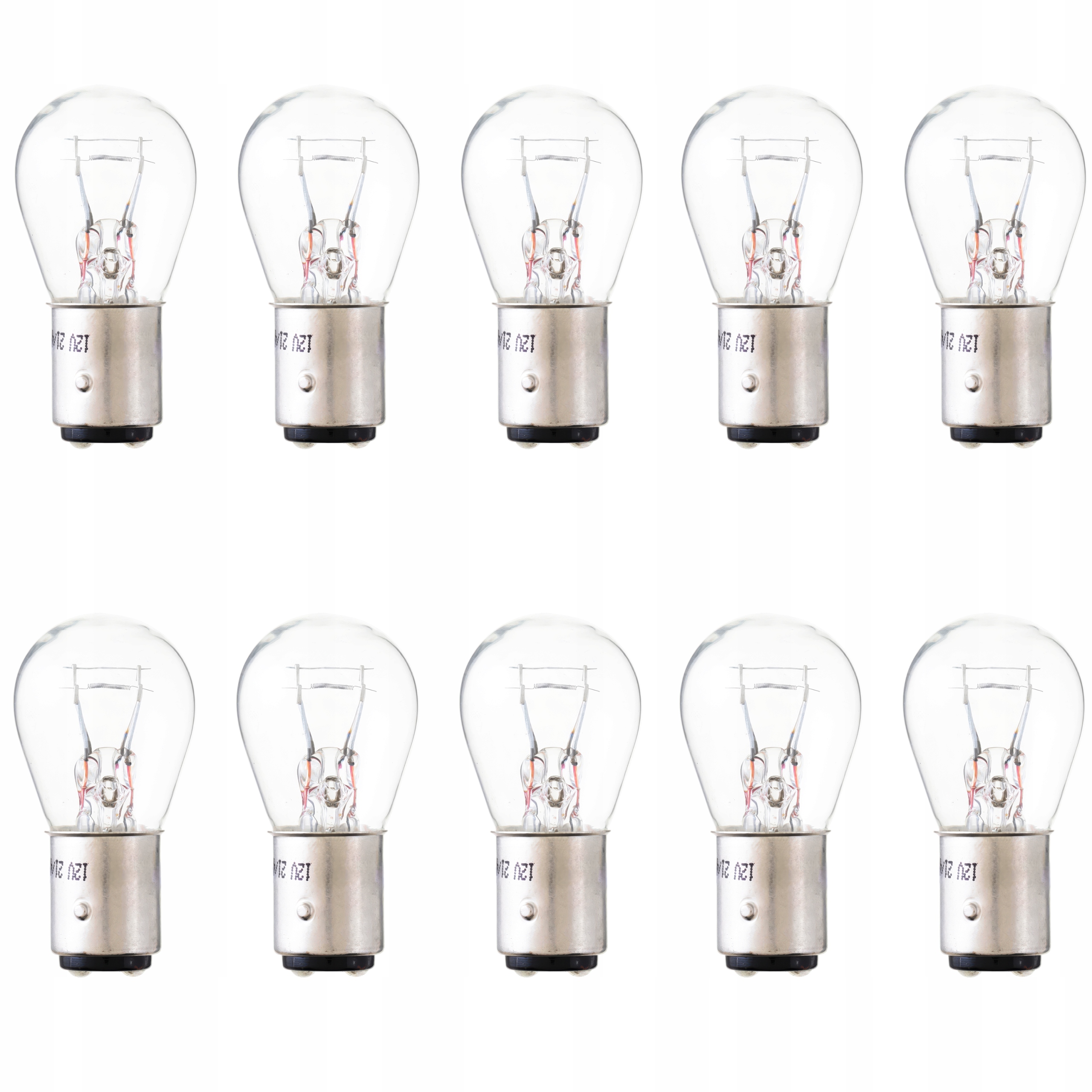 ŻARÓWKI P21/4W ŚWIATŁA 12V BIAŁA POZYCYJNE STOPU HOMOLOGACJA ECE E2