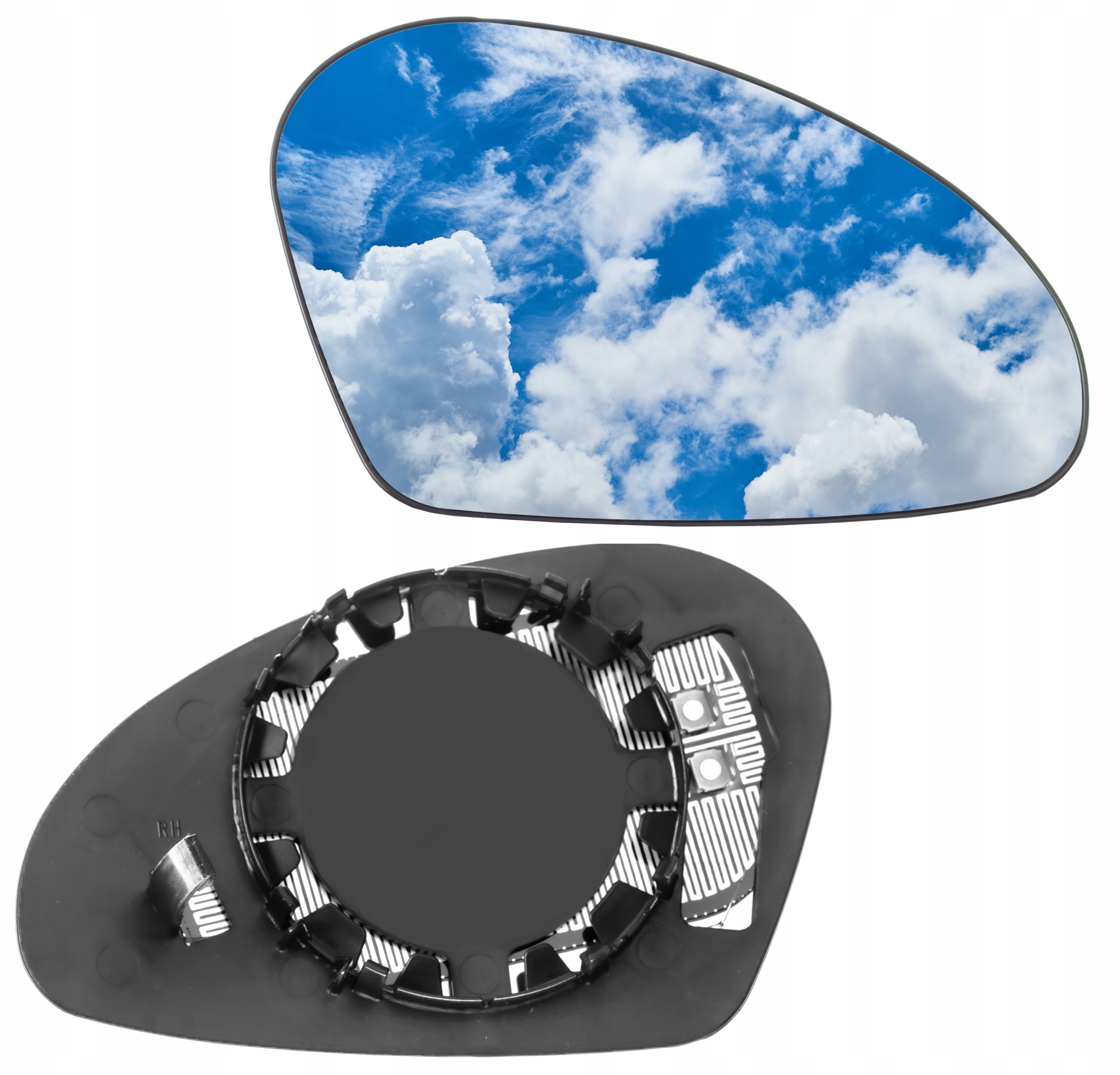 WKŁAD LUSTERKA PRAWY SEAT ALTEA 2004-2015 GRZANY