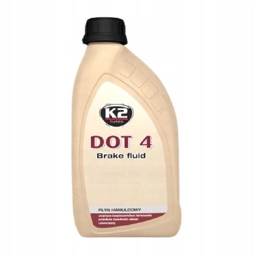 K2 PŁYN HAMULCOWY DOT 4 DOT4 SYNTETYCZNY 0,5l 500m