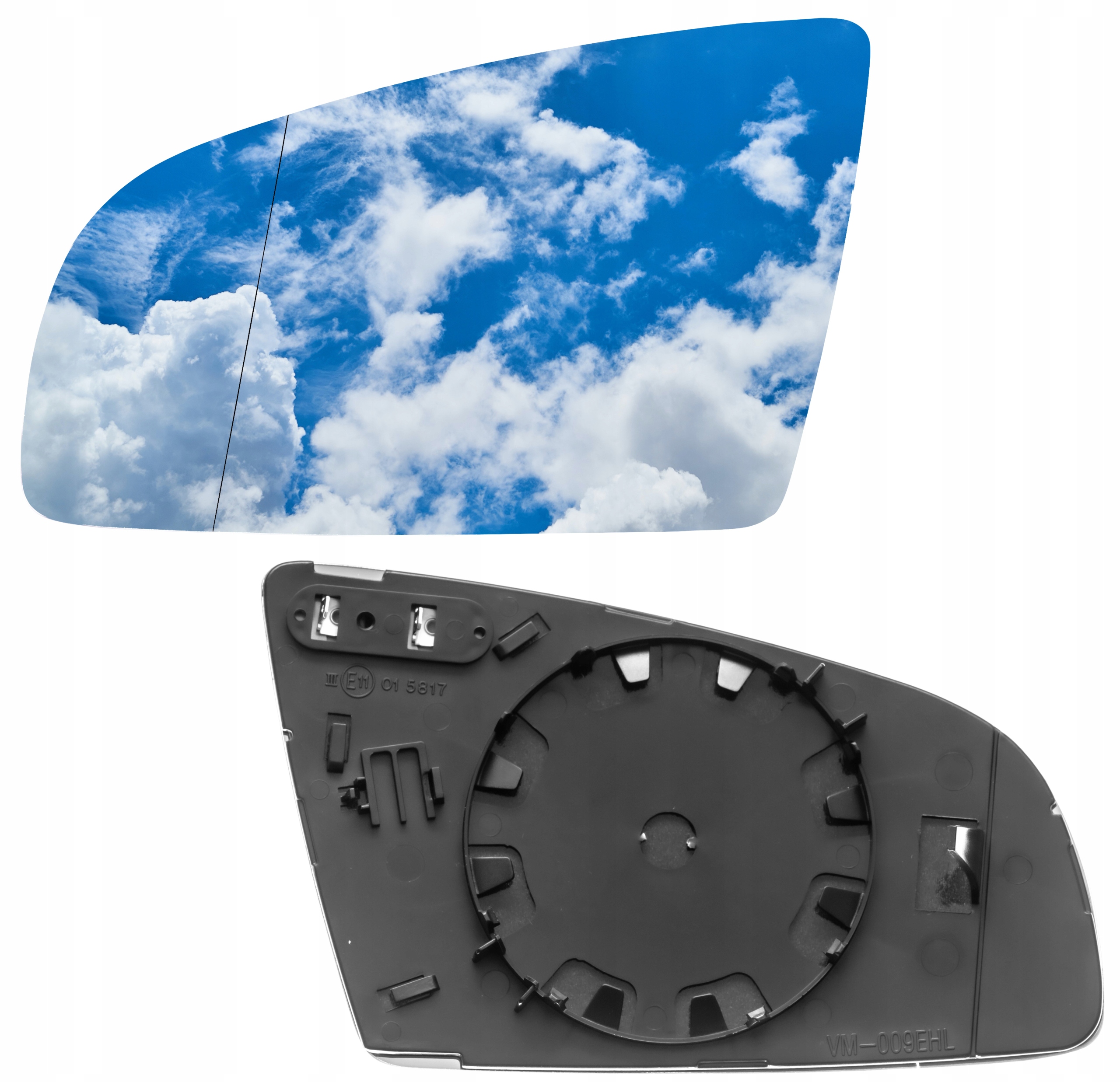 WKŁAD LUSTERKA LEWY GRZANY AUDI A3 8P 2003-2008