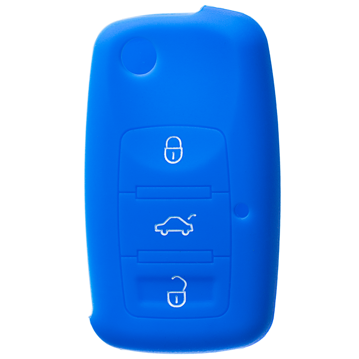 ETUI SILIKONOWE POKROWIEC OCHRONNY NA KLUCZYK VW SKODA SEAT NIEBIESKI