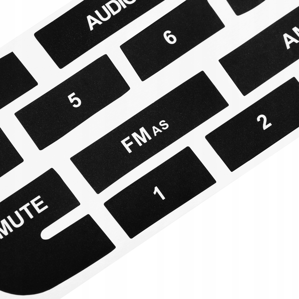 NAKLEJKI NAPRAWCZE NA RADIO FIAT GRANDE PUNTO II 2 - obrazek 5