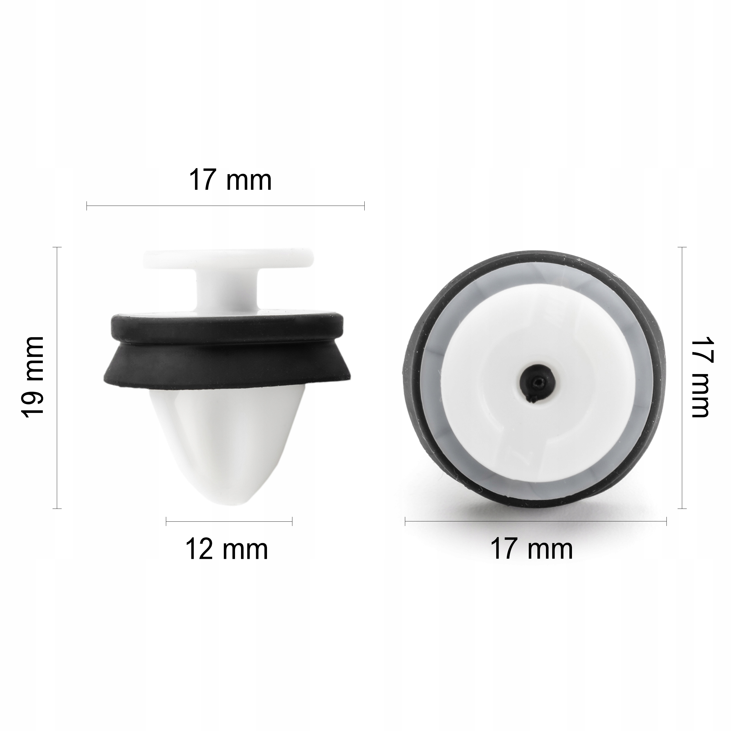 KOŁEK SPINKA TAPICERKI CITROEN C2 C4 C5 C8 DS3 DS5 - obrazek 4