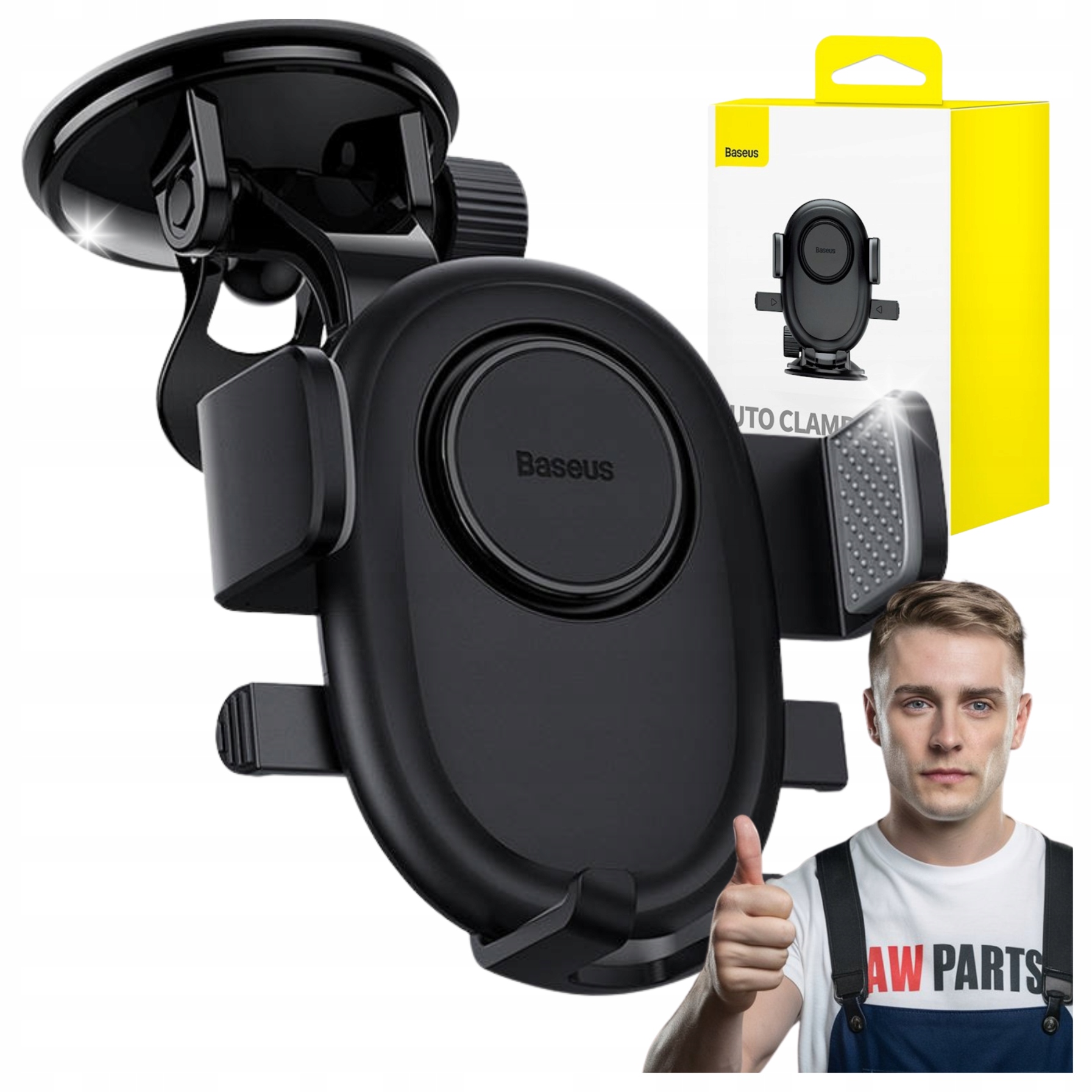 Uchwyt Na Telefon Do Samochodu Baseus Samochodowy Na Kokpit Deskę Szybę