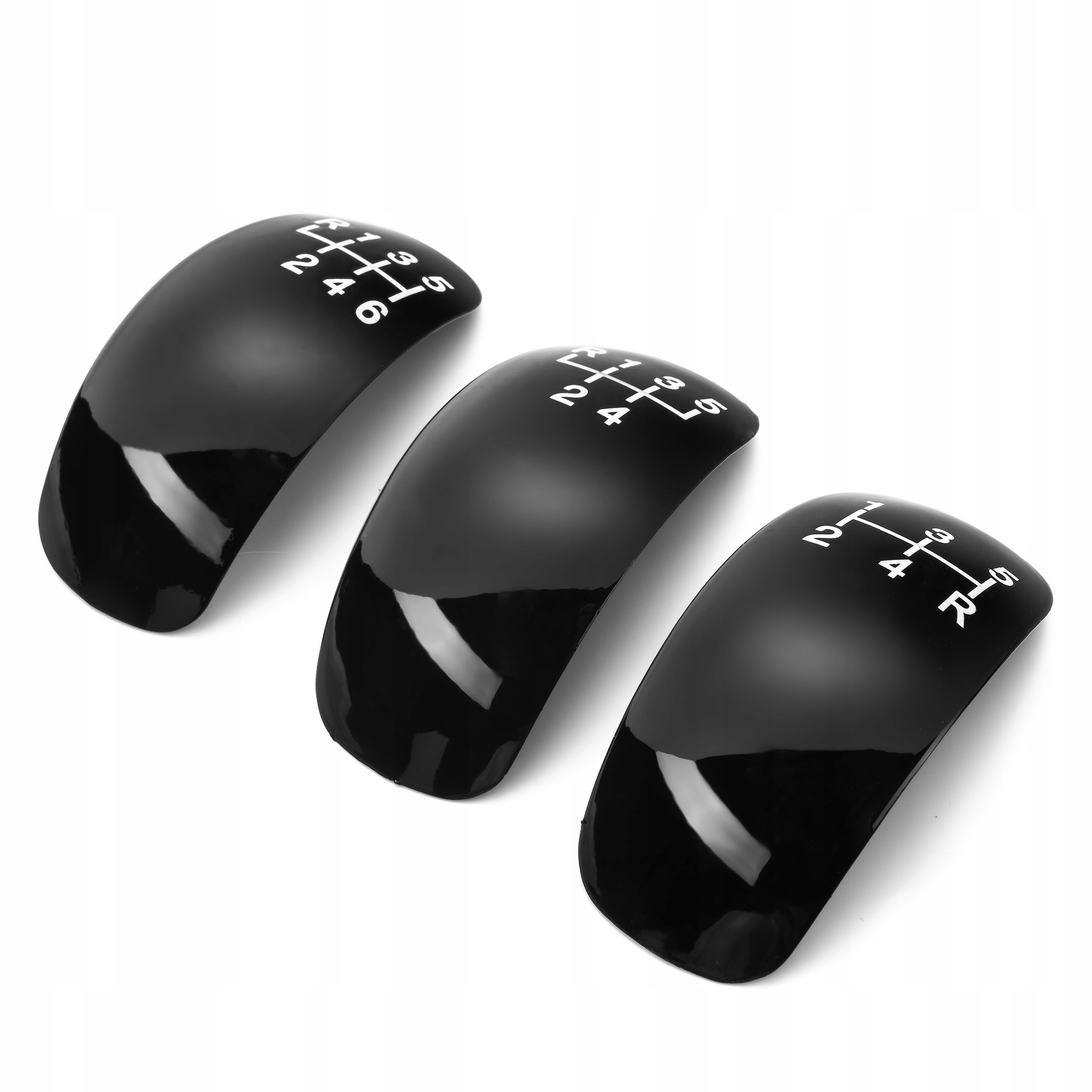 UNIWERSALNA GAŁKA DŹWIGNIA ZMIANY BIEGÓW TUNING SKÓRA CZERWONA NIĆ - obrazek 2