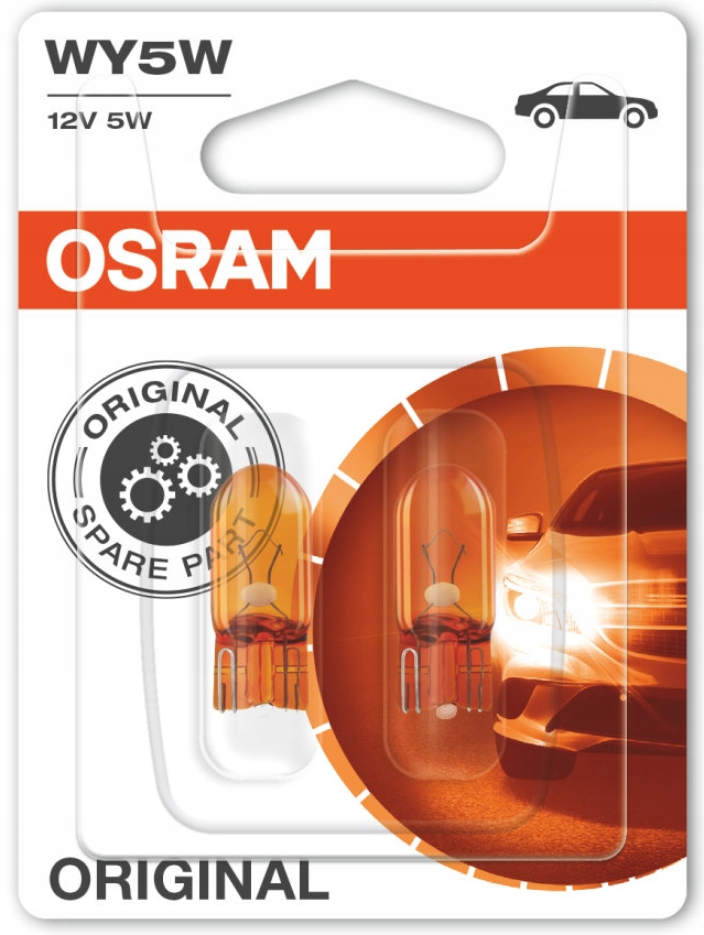 ŻARÓWKI OSRAM WY5W 12V ORIGINAL BLISTER