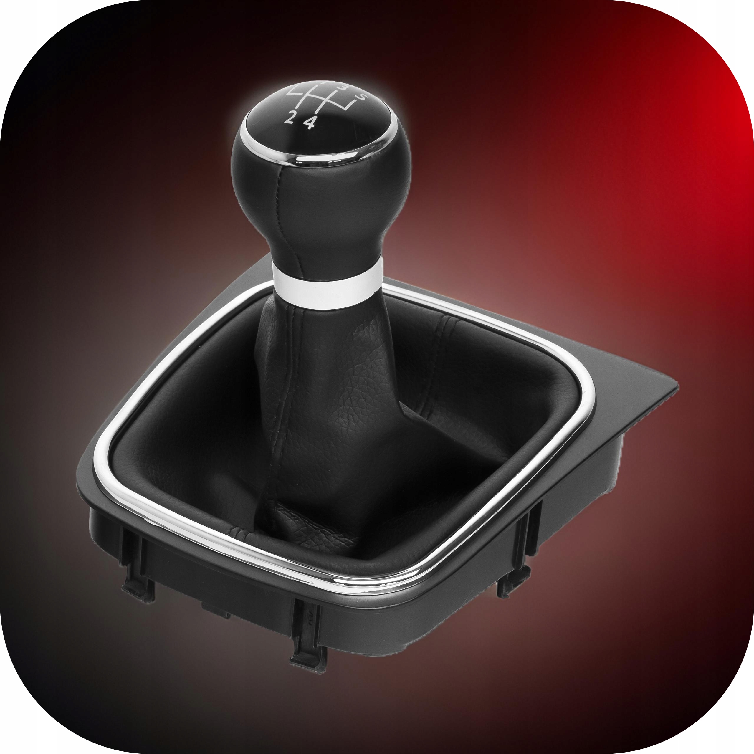 Gałka Zmiany Biegów Dźwignia + Mieszek Do Vw Golf 5 6 2003-2012 Skóra - obrazek 10