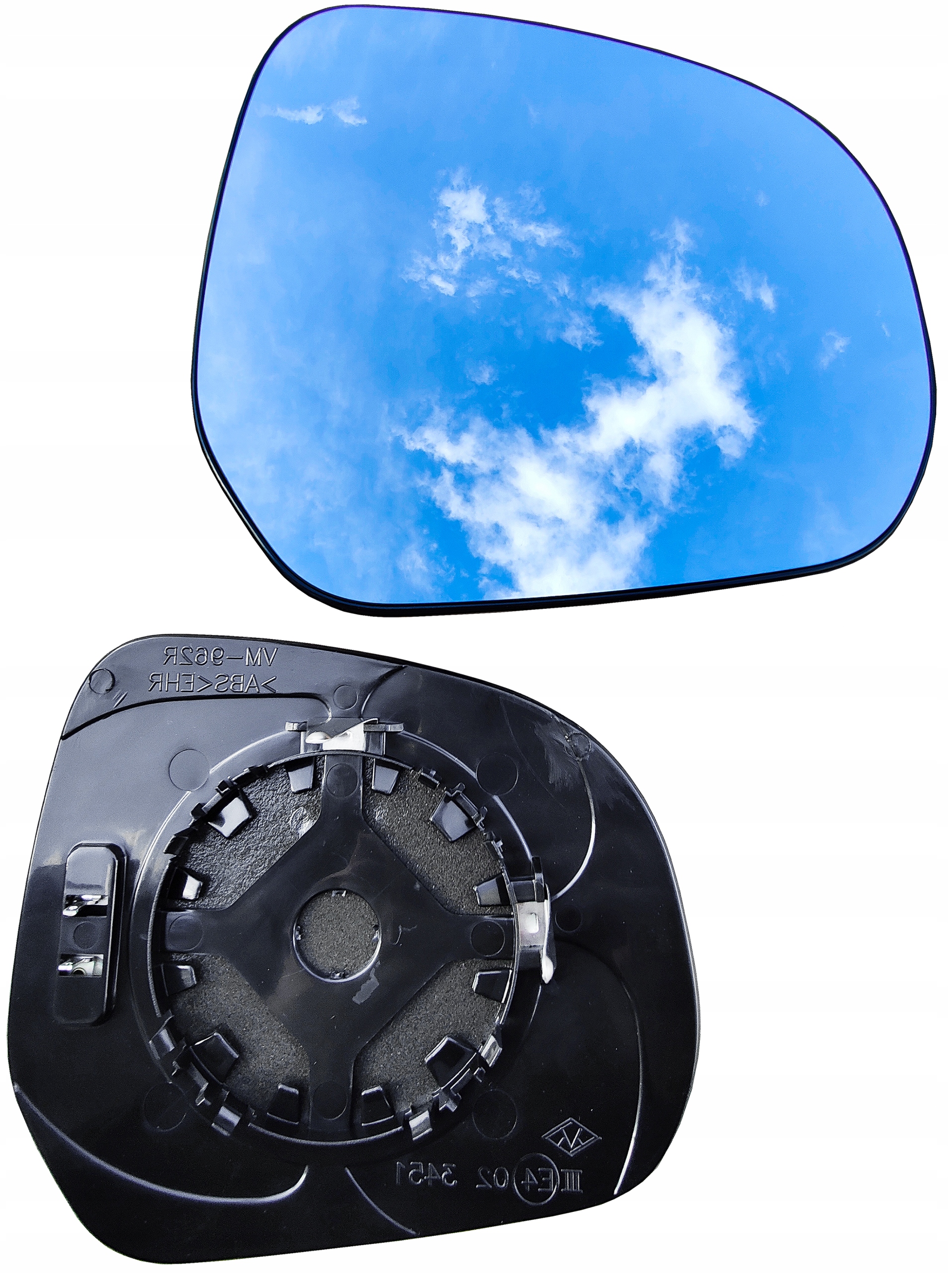 WKŁAD LUSTERKA PRAWY OPEL AGILA B 2007-2014 GRZANY