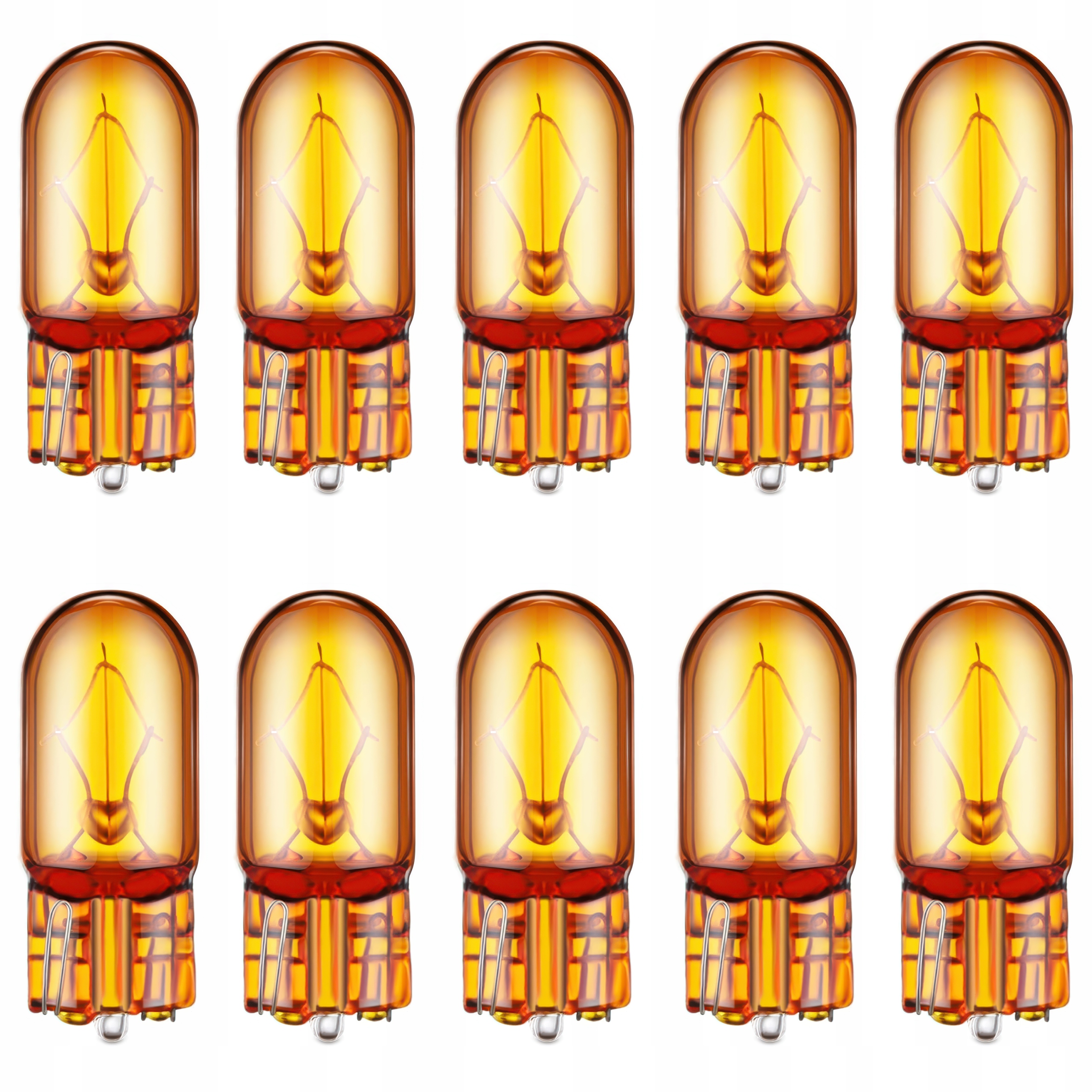 ŻARÓWKA KIERUNKOWSKAZU WY5W 12V POMARAŃCZOWA MIGACZ HOMOLOGACJA 10 sztuk