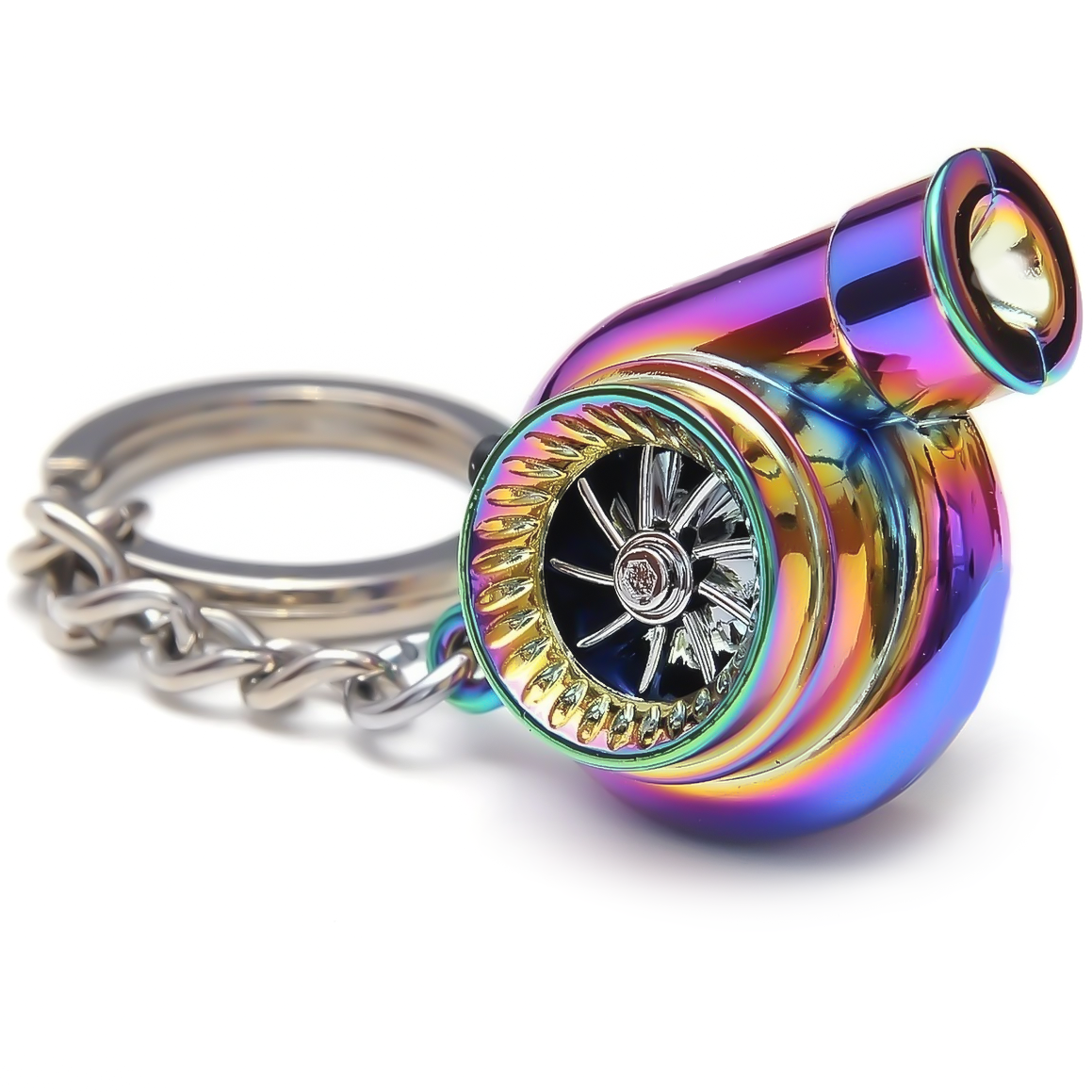 BRELOK BRELOCZEK DO KLUCZY TURBO TURBINA RAINBOW