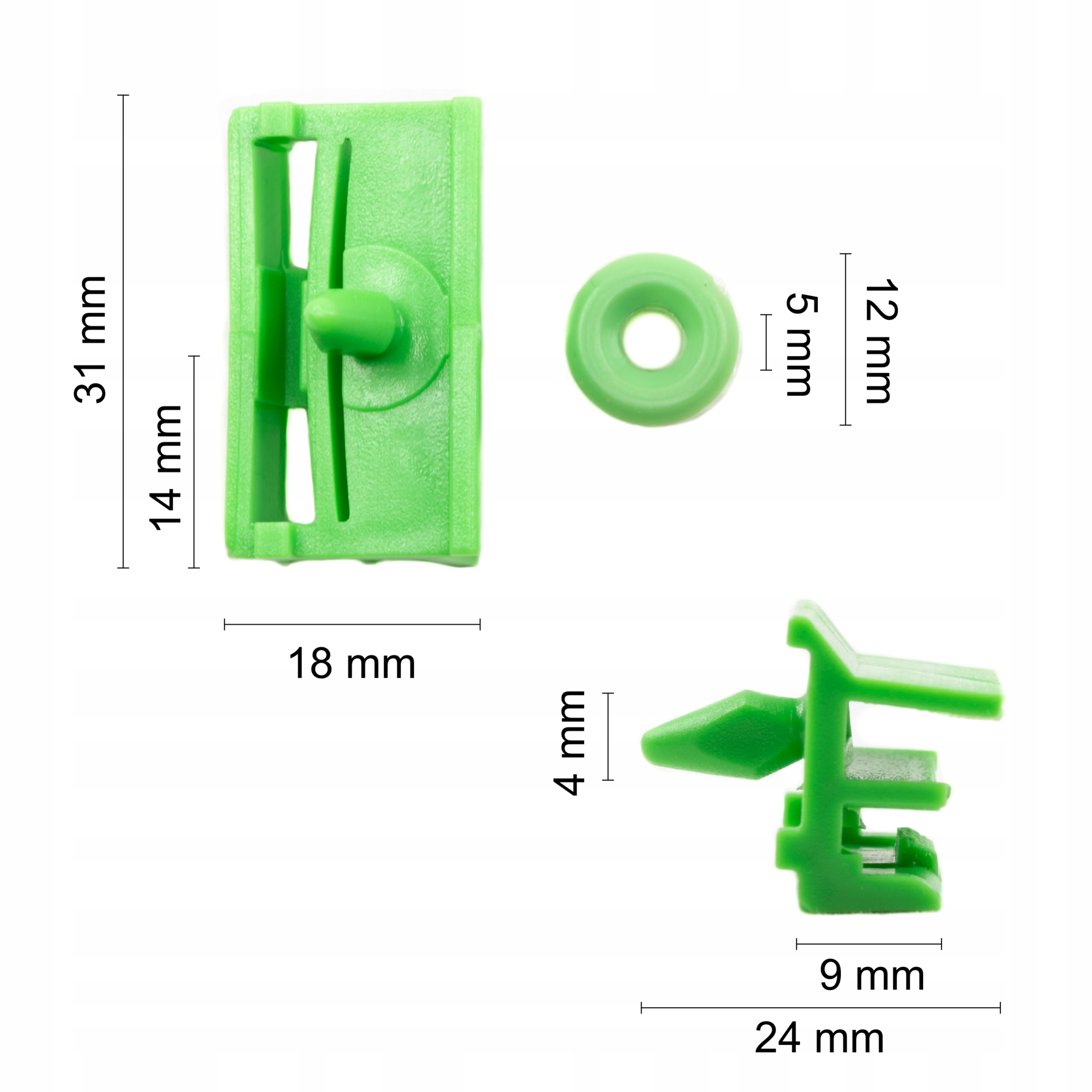 1x SPINKA + TULEJKA LISTWY PROGOWEJ BMW 5 E60 E61 - obrazek 4