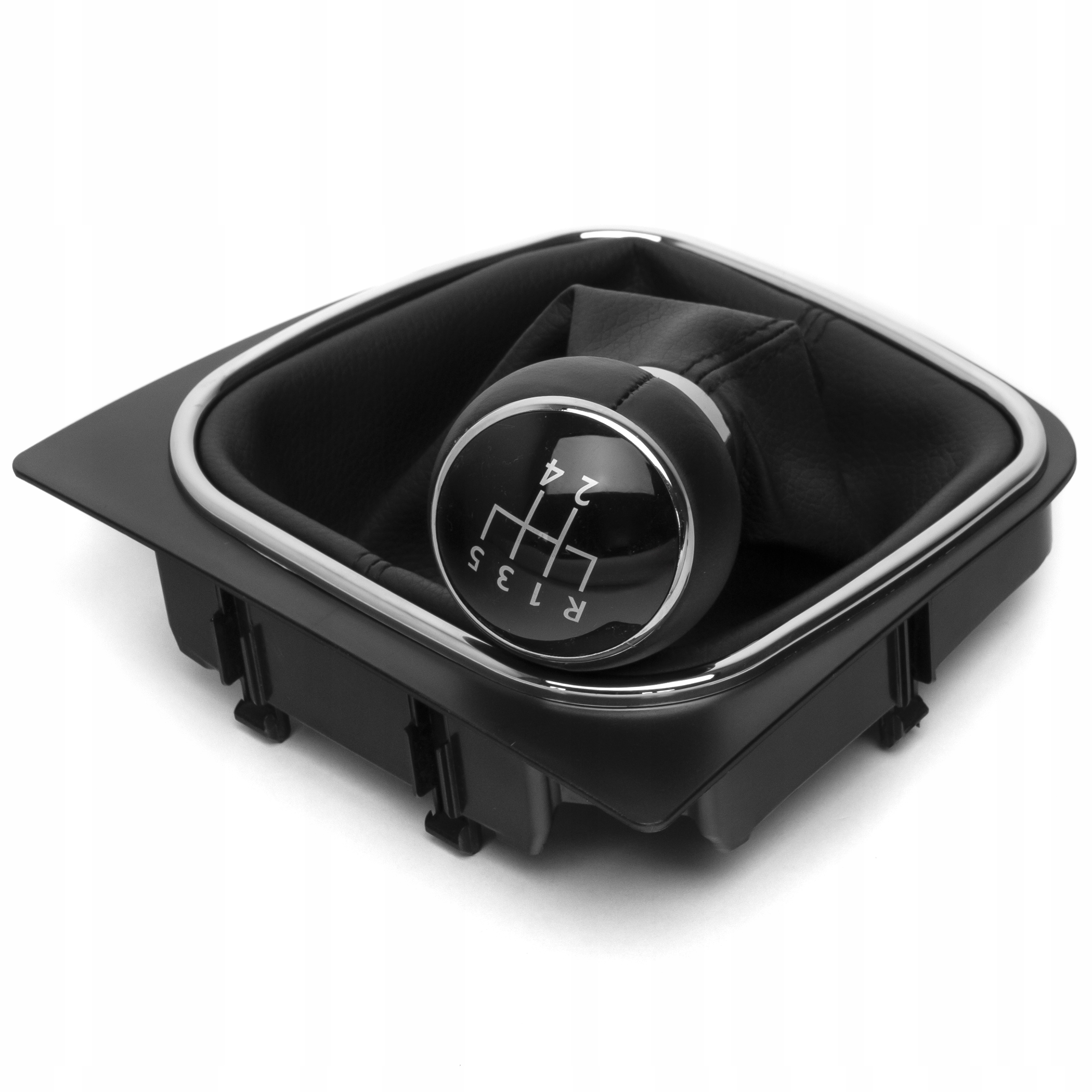 Gałka Zmiany Biegów Dźwignia + Mieszek Do Vw Golf 5 6 2003-2012 Skóra - obrazek 5