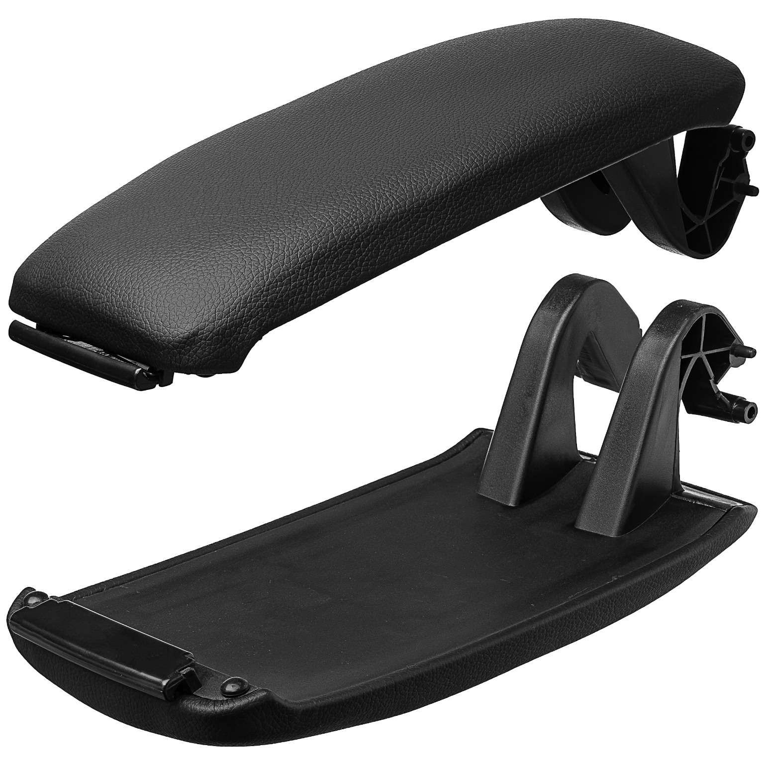 KLAPKA DEKIELEK PODŁOKIETNIK DO Audi A3 8P 2003-2012 CZARNY CZARNA SKÓRA