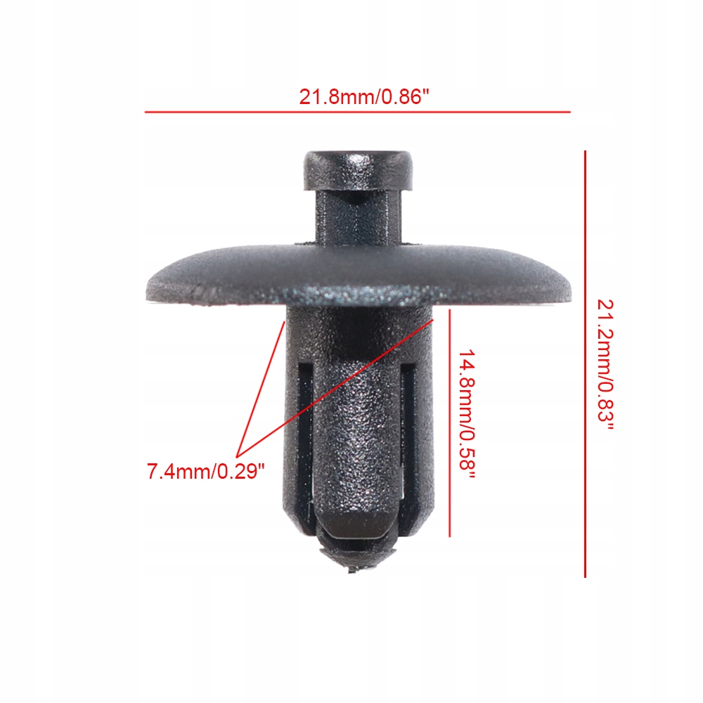 10x SPINKA OSŁONY NADKOLA ZDERZAK AUDI A4 A5 Q3 Q5 - obrazek 3