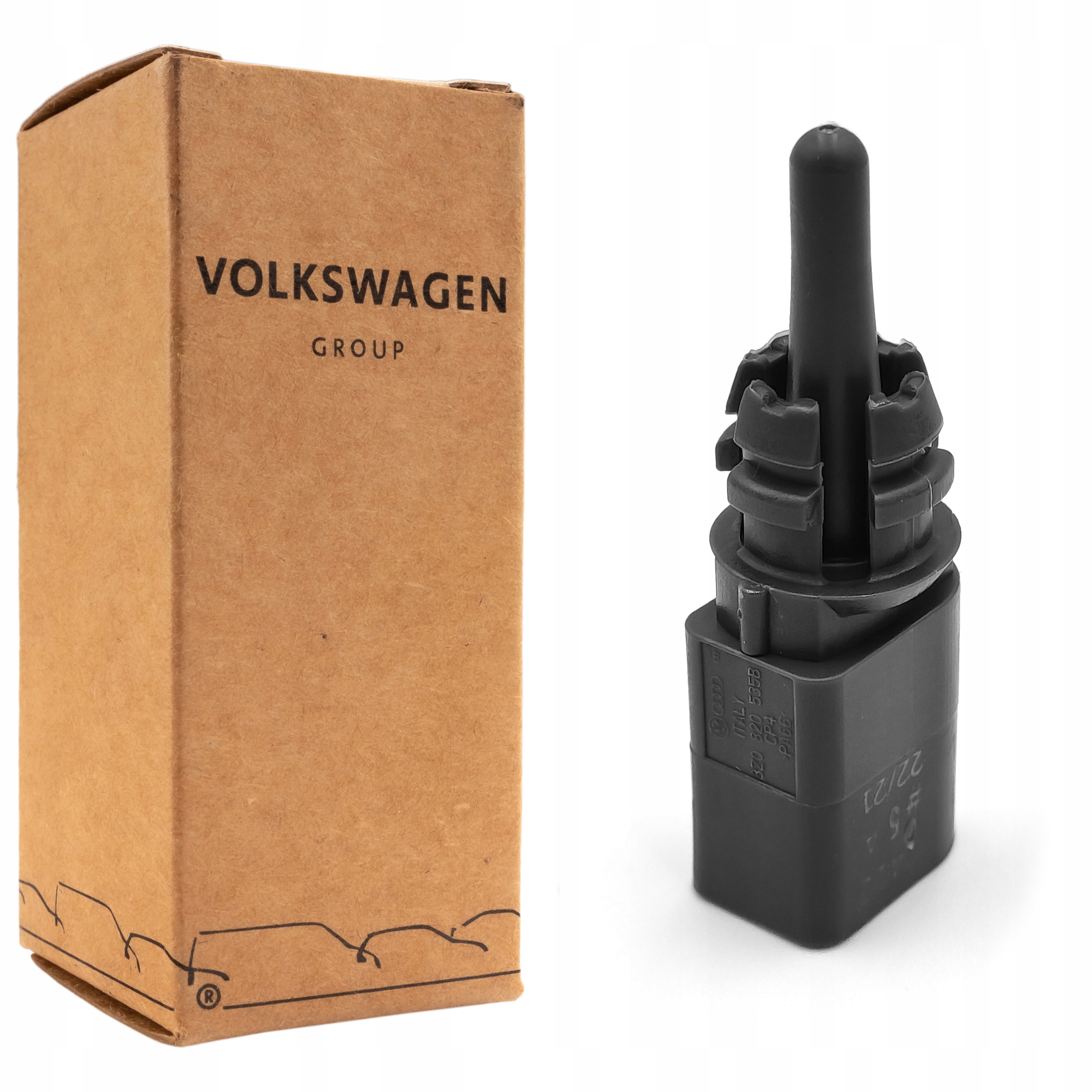 CZUJNIK TEMPERATURY ZEWNĘTRZNEJ VW AUDI SKODA ORYG