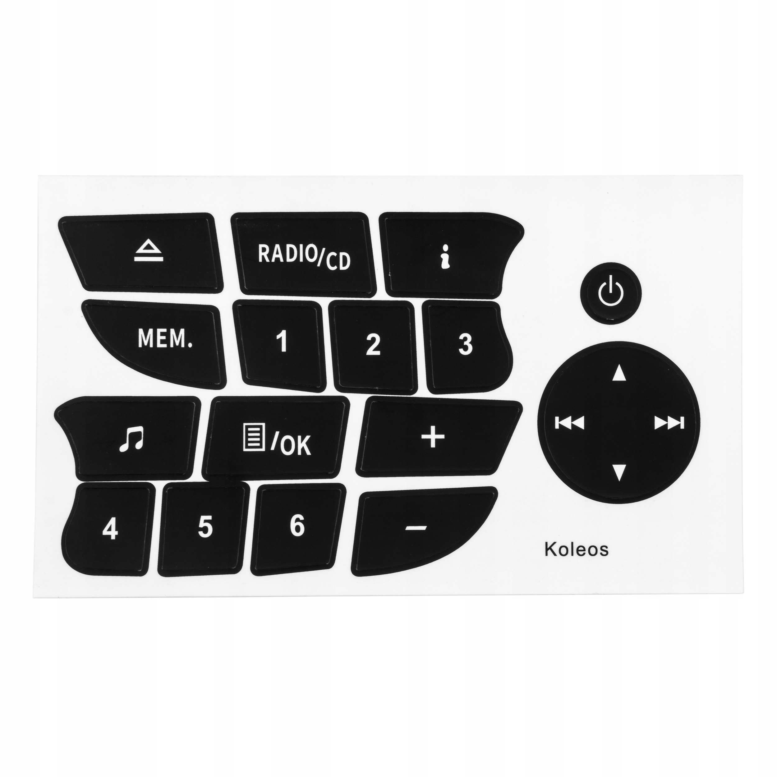 NAKLEJKI NAPRAWCZE RADIO RENAULT MEGANE 3 CLIO III