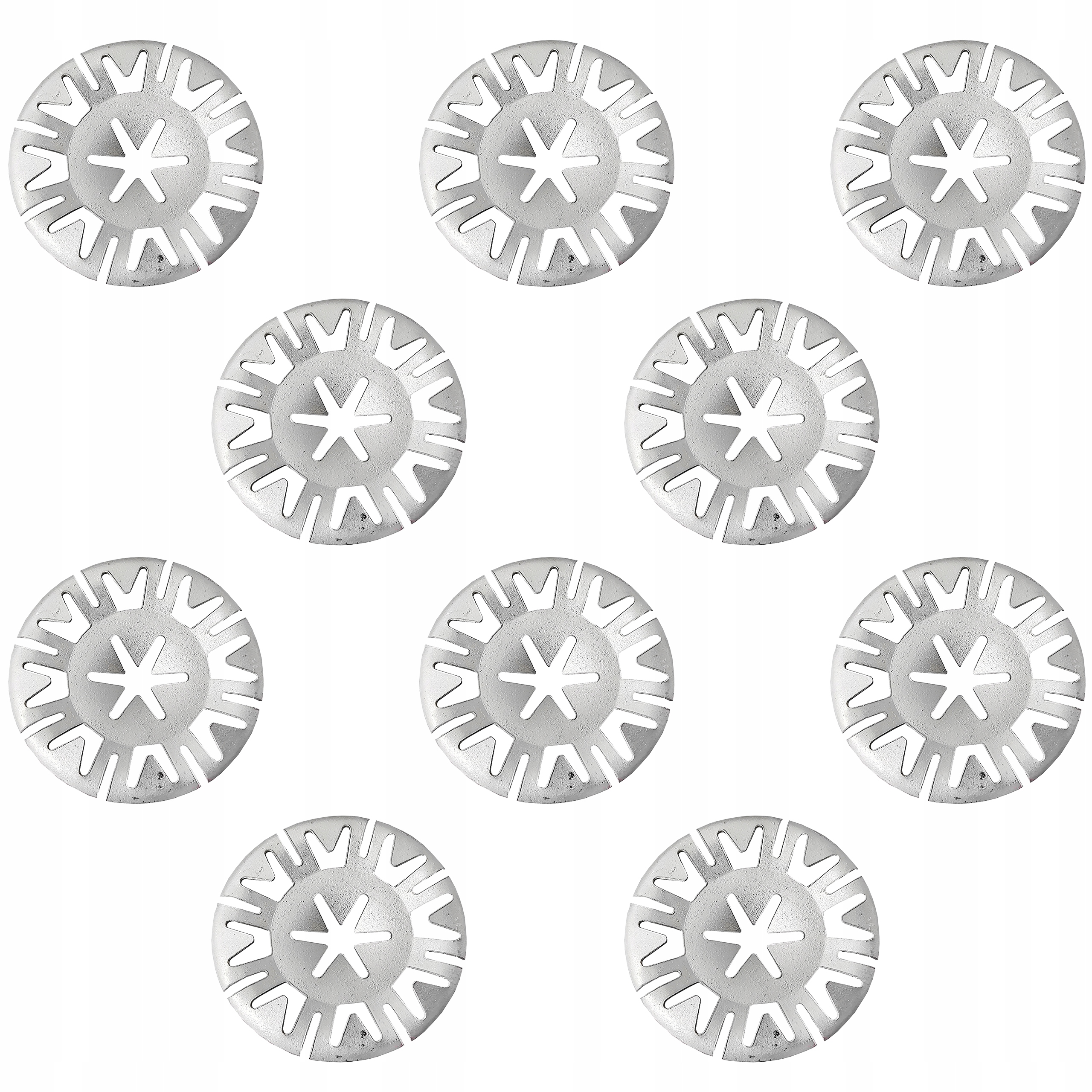 10x SPINKI BLASZKI MONTAŻOWE OSŁONA TERMICZNA SILNIKA