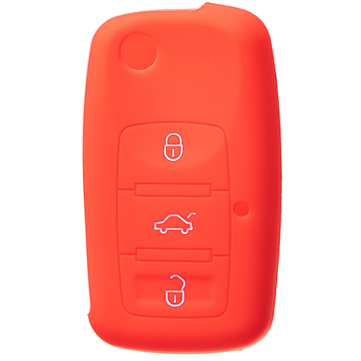 ETUI SILIKONOWE POKROWIEC OCHRONNY NA KLUCZYK VW SKODA SEAT CZERWONE