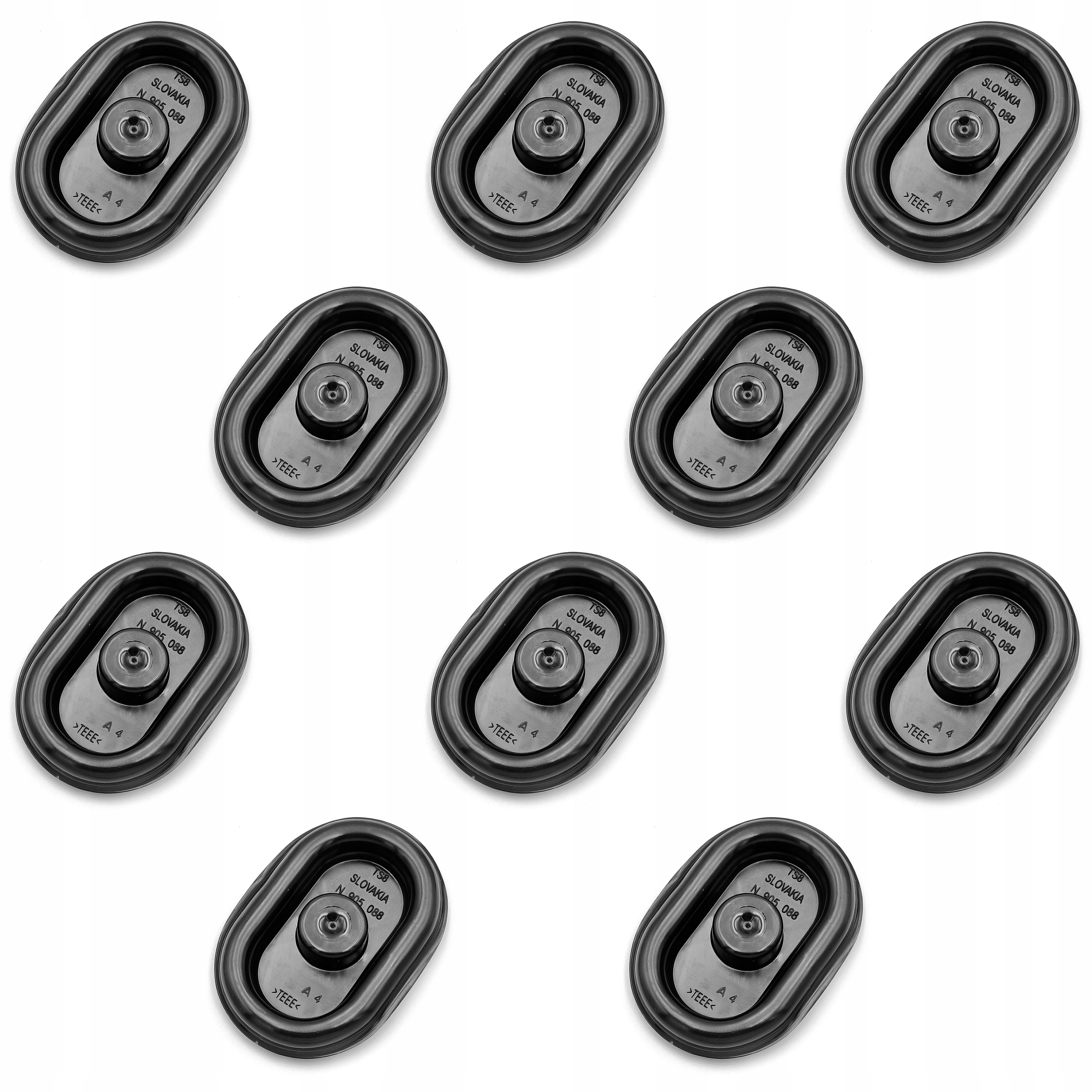 10X ZAŚLEPKA PODŁOGI PROGU PODWOZIA 25x45 VW AUDI SEAT