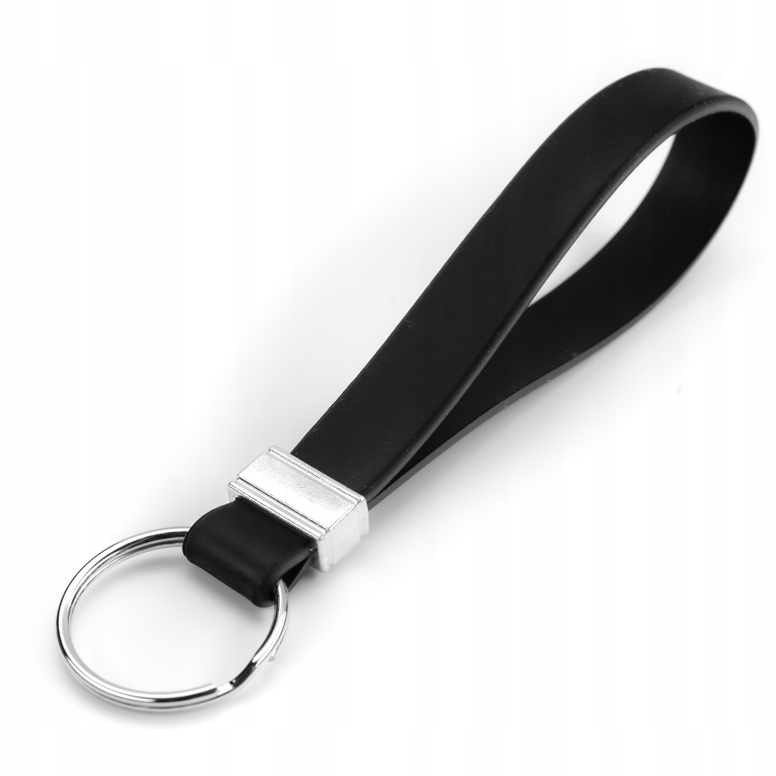 BRELOK SILIKONOWY SMYCZKA DO KLUCZY AUTA CZARNY