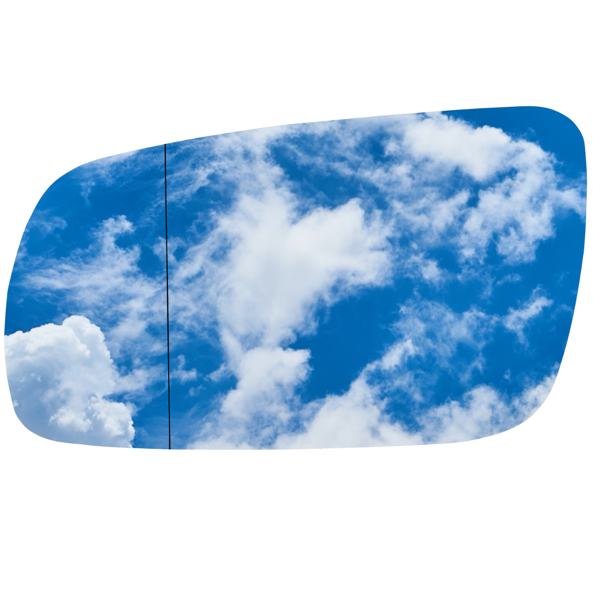 WKŁAD SZKŁO LUSTERKA LEWY DO SKODA FABIA I 1 2000-2007 NIEOGRZEWANE - obrazek 2