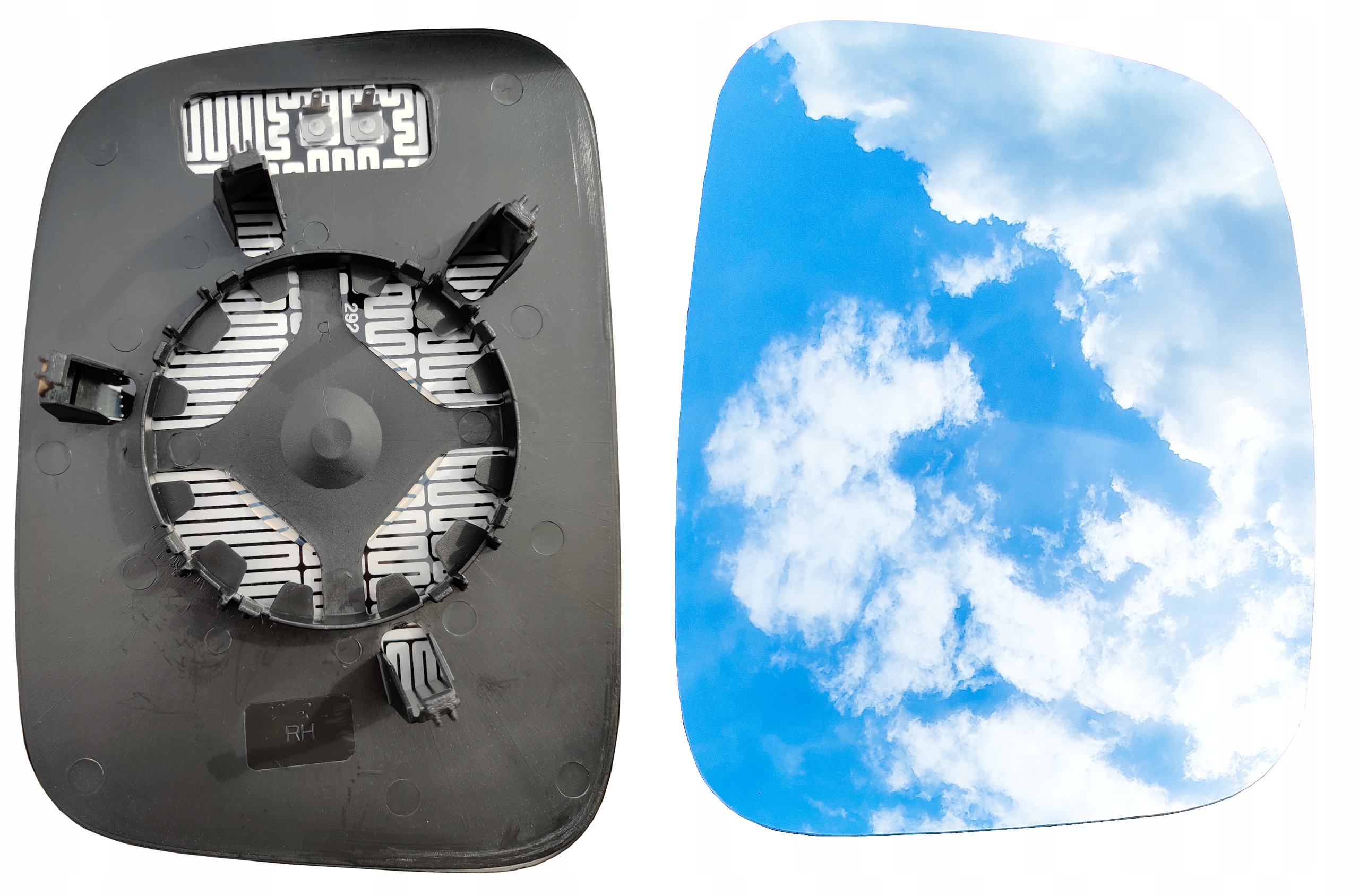 WKŁAD LUSTERKA PRAWY CADDY III VW T5 2003-2012