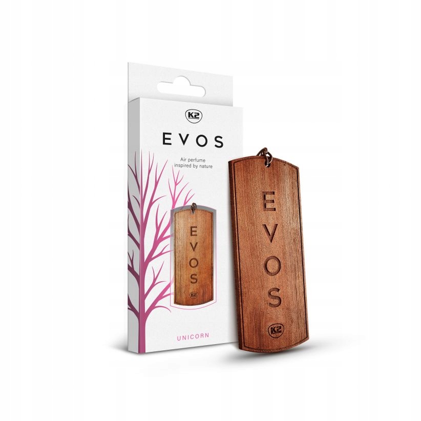 K2 EVOS UNICORN ZAWIESZKA Z DREWNA ZAPACH DO AUTA