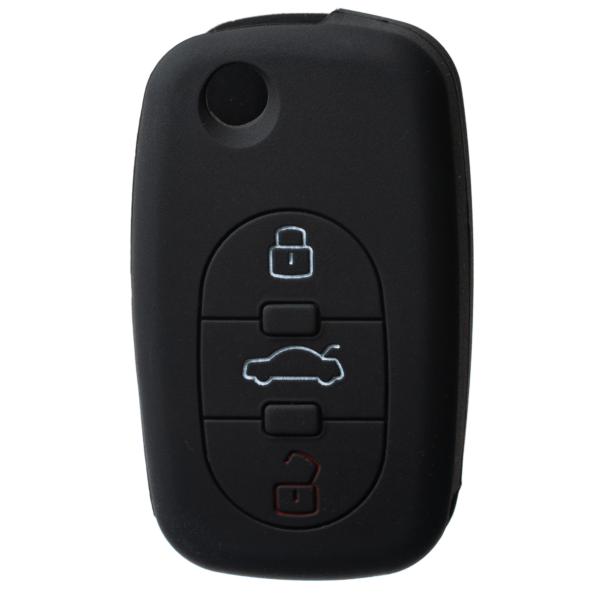 ETUI POKROWIEC SILIKONOWY NA KLUCZYK DO AUDI A2 A3 A4 A6 TT CZARNY