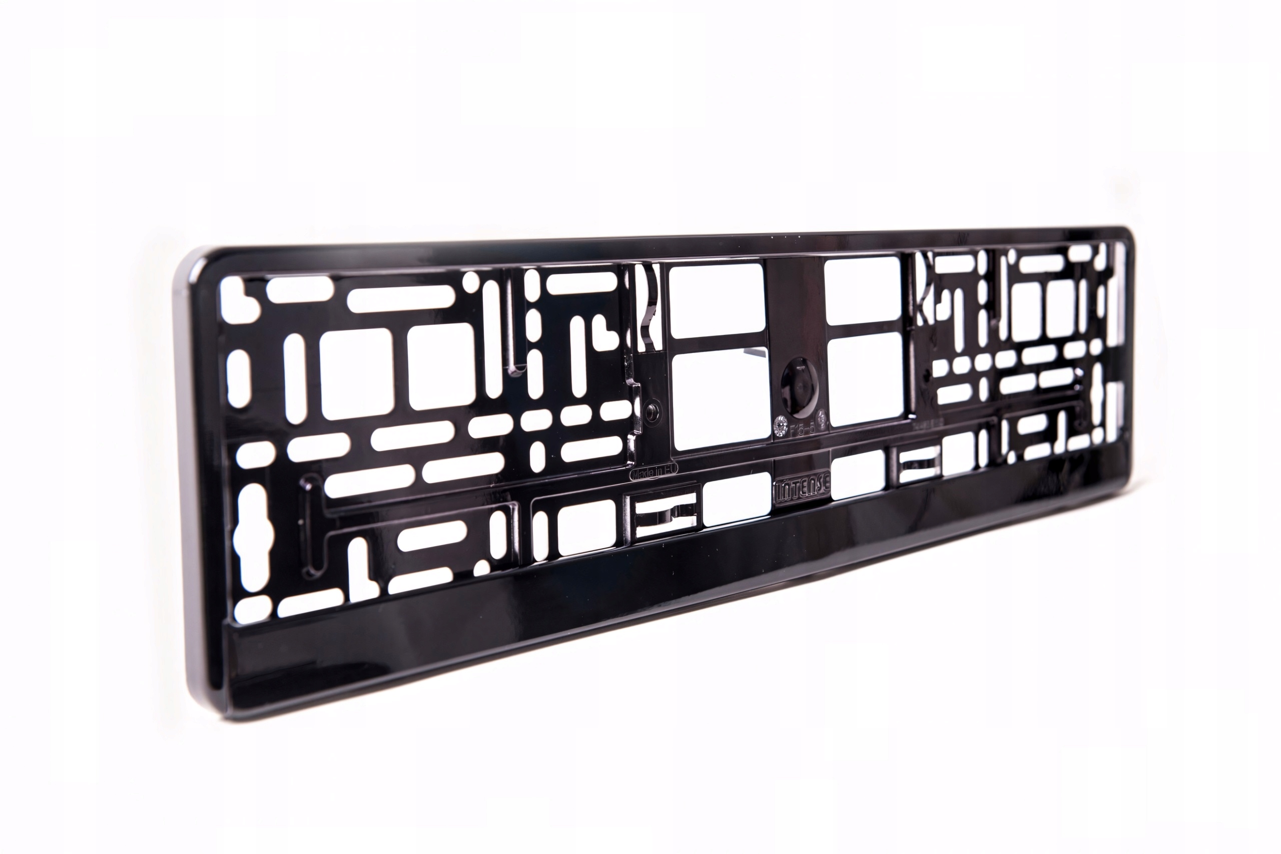 2x Ramka Tablicy Rejestracyjnej Metalizowana Czarna 2 sztuki - obrazek 5