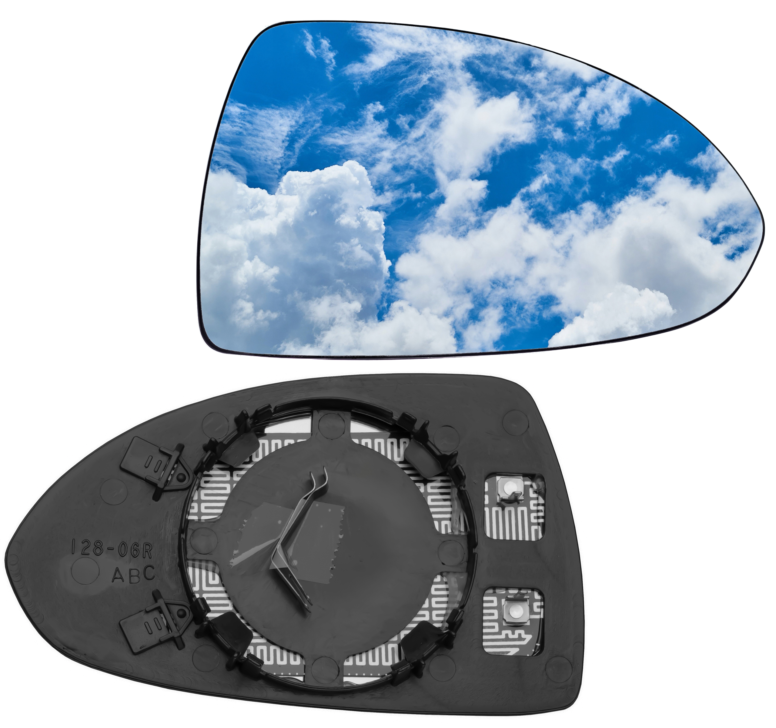 WKŁAD LUSTERKA PRAWY OPEL CORSA D 2006-2012 P-ń