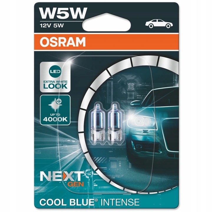 Osram W5W Cool Blue Intense NextGen Nowa Generacja