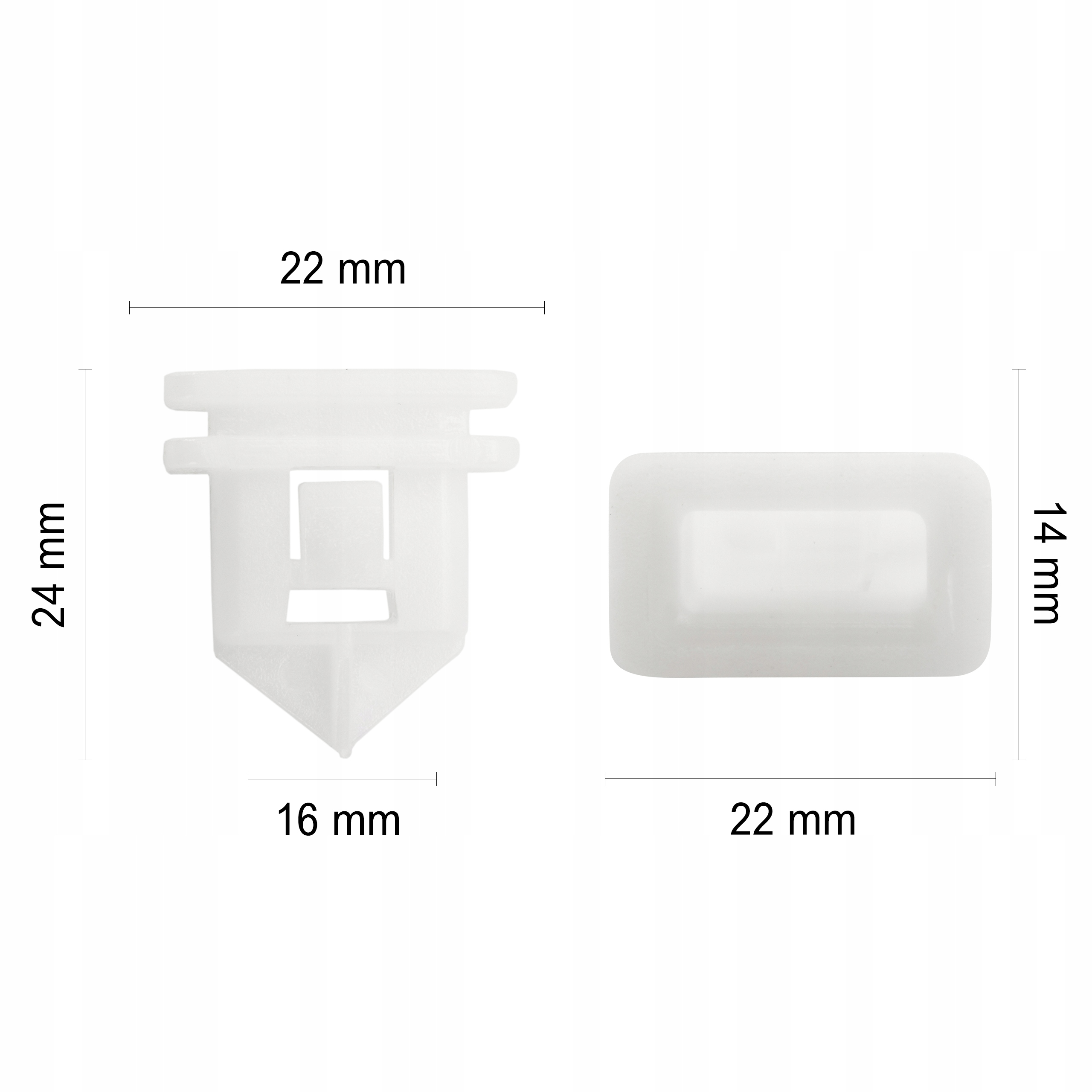 10x SPINKA LISTWY PROGOWEJ VOLVO C30 S40 S80 V50 - obrazek 5