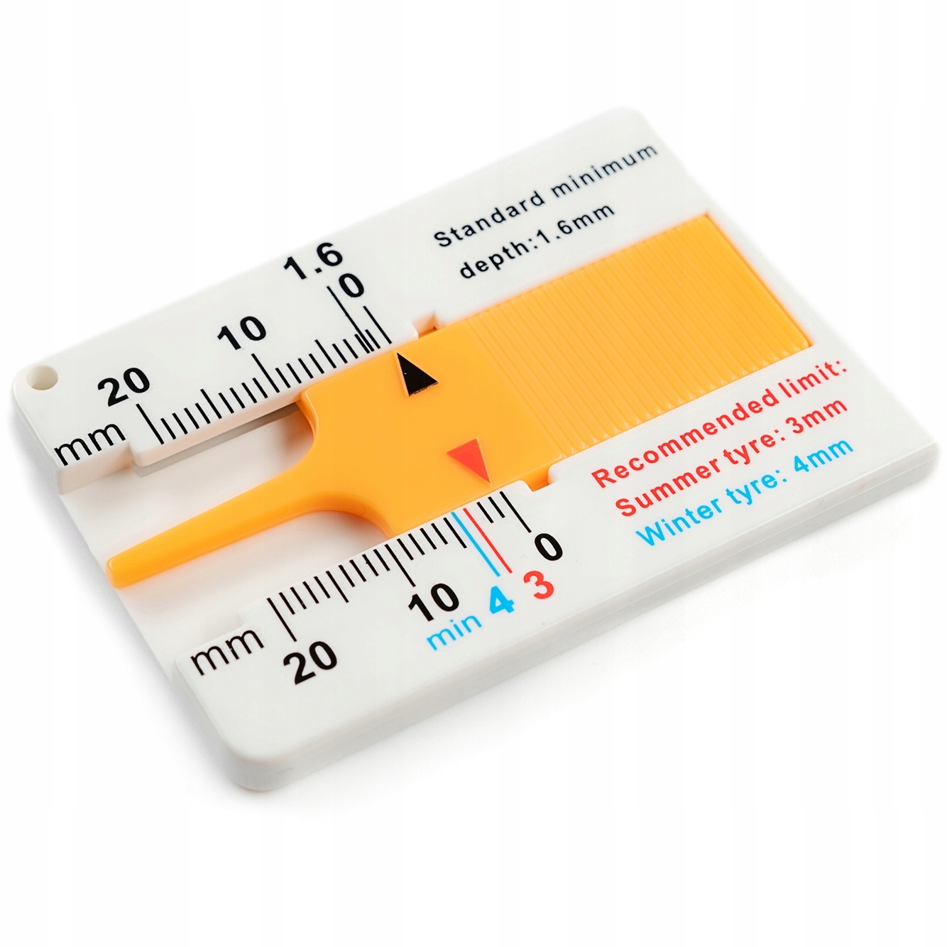 TESTER MIERNIK MIARKA GŁĘBOKOŚCI WYSOKOŚCI BIEŻNIKA WSKAŹNIK ZUŻYCIA OPON - obrazek 2